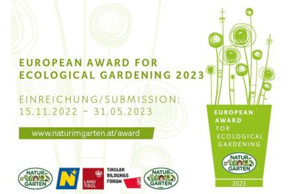 “European Award for Ecological Gardening 2023” – “Evropská cena pro ekologické zahradničení 2023”